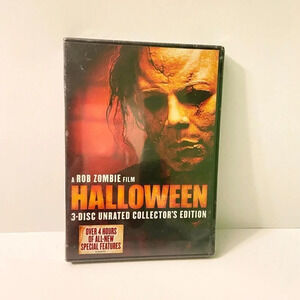 2008 Rob Zombie Film  Halloween 3 Disc Set Unrated Collectors Edition DVD Sealed